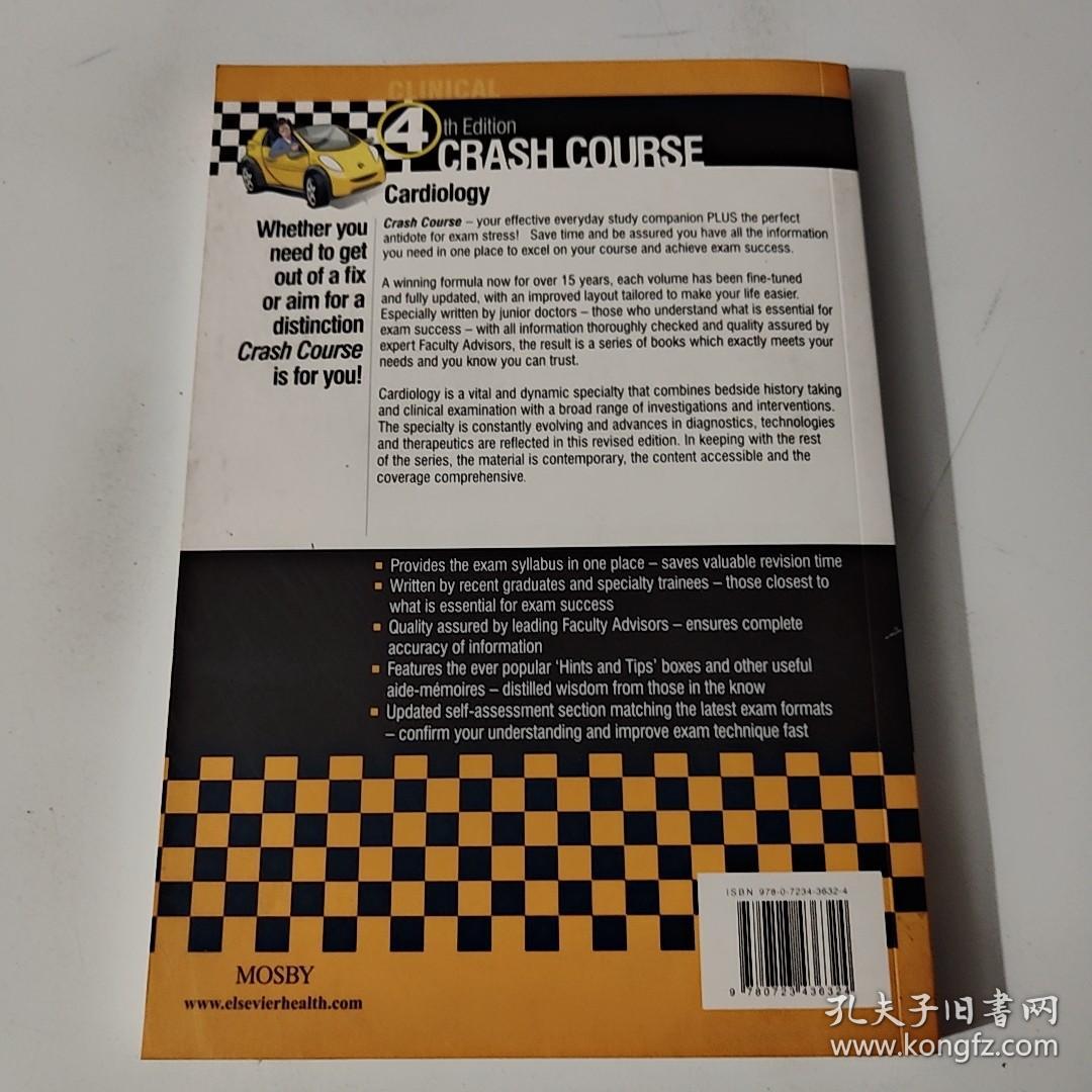 CRASH COURSE Cardiology 4TH EDITION 速成课程心脏病学第四版