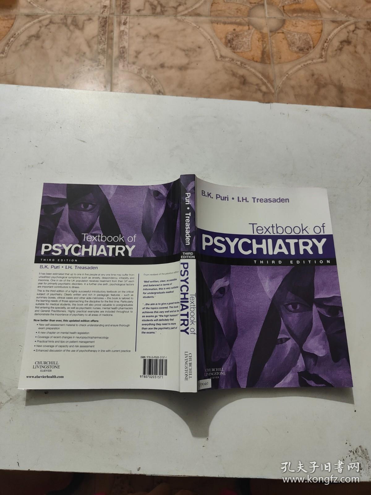 Textbook of PSYCHIATRY THIRD EDITION 心理学教材第三版