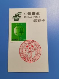乙巳年国版蛇新春文化日戳(武汉 黄鹤楼主题邮局 2025.1.5首发戳) 货号104589