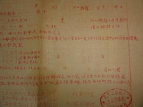 张云程手迹资料（原籍河北邯郸市魏县  西北师范学院中国语文系毕业  曾任宁夏中学语文教员）张云鹏