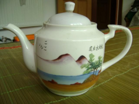 五六七瓷执手茶壶、农业水利化