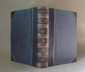 1868年 POETICAL WORKS OF THOMAS HOOD 《托马斯•胡德诗集》3/4摩洛哥羊皮豪华善本 精美版画插图 品相上成