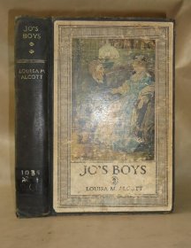 1938年 Louise M. Alcott - Jo's Boys 少儿教育经典《乔的男孩子们》插图本 大开本精装