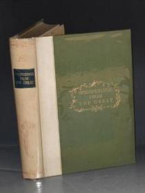 1906年 Whisperings From The Great 少儿英语经典读本《伟人喁语录》珍贵初版本 双色布面精装大开本 品佳