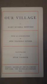 【特价】1903年 Our Village 插画大师Hugh Thomson 绘本《小村之恋》（《我们的村庄》）大量雕版插图 全羊羔皮豪华装桢