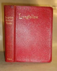 【特价】1907年Poetical Works of Henry Wadsworth Longfellow《朗费罗诗全集》全摩洛哥羊皮善本 品相佳 配补插图