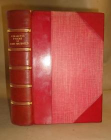 1923 年THE COLLECTED POEMS OF JOHN MASEFIELD 海洋诗人《约翰·梅斯菲尔德诗选》3/4小牛皮豪华精装 品绝佳