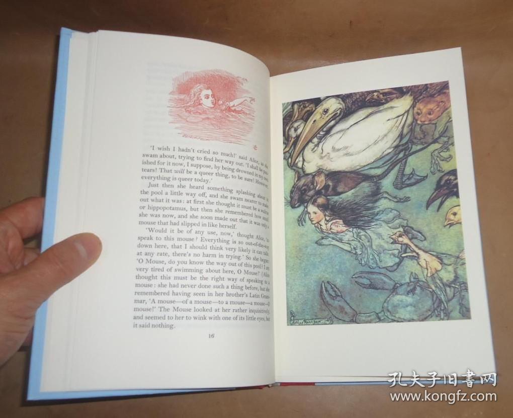 Lewis Carroll _Alice in Wonderland 《爱丽丝漫游奇境记》JOHN TENNIEL 绘本 配补Arthur Rackham绝美插图