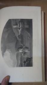 1835年 Picturesque Beauties of the Rhine《莱茵河畔美景图记》 40张绝美钢版画 珍贵初版本 上下2册合订本