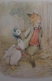 Beatrix Potter - The Tale of Jemima Puddle-Duck 著名儿童文学大师 毕翠克丝·波特《杰米玛水坑鸭的故事》精装全插图本 大量精美插图