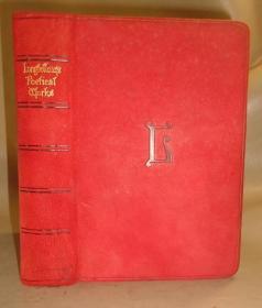 【特价】1912年Poetical Works of Henry Wadsworth Longfellow_《朗费罗诗全集》全磨砂小牛皮善本 品相绝佳 配补插图