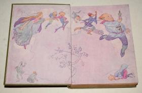 1910年GRIMM'S FAIRY TALES 《格林童话》著名的 THEAKER绘本 大开本 48张精美彩图 品佳