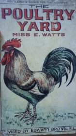 1893年The Poultry Yard 《图本家禽养殖金鉴》插图残本 封面珂罗版木刻套色插图