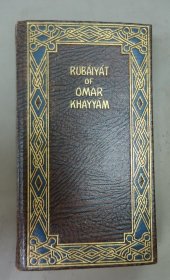 1910年The Rubaiyat of Omar Khayyam 《鲁拜集》满堂烫金装饰古董书  增补绝美彩色插图 小开本 品佳