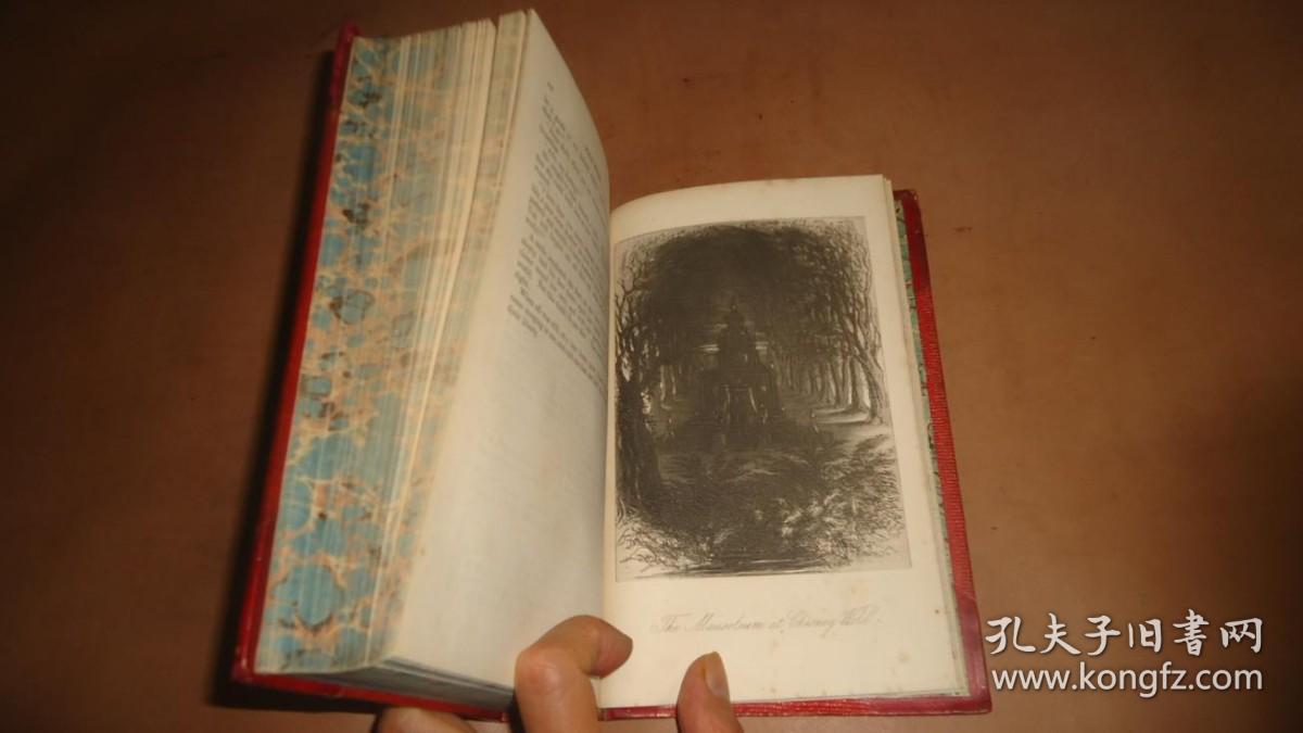 【补图2】1862年WORKS OF CHARLES DICKENS 史上最早的一套《狄更斯全集》 绝品珍贵初版本 3/4摩洛哥羊皮 24册全 原品钢板画插图4百多张 品相上佳