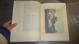 Gainsborough's Landscape Drawings.《托马斯·庚斯博罗山水画赏析》豪华烫金巨册 多张绝美原品石版画 超大开本 品佳 增补多张彩图