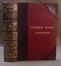 1898年 Romance of Empire - Australia  《澳大利亚罗曼史》小牛皮善本 精美水彩画插图 品佳