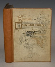 1870年Grimm Household Tales 珍本的德语原本《格林童话集》 全木刻雕版版画插图 绝美珂罗版彩图