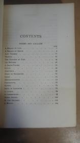 1911年 The Poems Of Algernon Charles Swinburne  6册本《斯温伯恩诗全集》 ¾ 小牛皮古董善本 品上佳