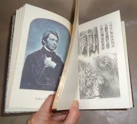 1906 年John Ruskin: The Seven Lamps of Architecture.  约翰•拉斯金经典美学散文《建筑学七灯》全插图本 全摩洛哥羊皮烫金豪华装桢  品佳