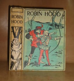 1911年Robin Hood 绘本《侠盗罗宾汉》著名画家魏斯绘本初版本 彩色版画