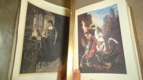 1870年Poetical Works of Henry Wadsworth Longfellow《朗费罗诗全集》全树纹小牛皮 金碧辉煌善本 品佳 配补插图