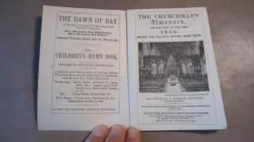 1900年  The Churchman's Almanack -  珍贵老导游图册《教士年鉴》小册子