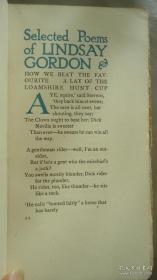 1913 Select Poems of Adam Linday Gordon 《亚当•林赛•戈登诗选》彩色插图本 品佳