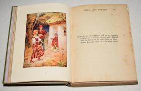 1910年GRIMM'S FAIRY TALES 《格林童话》著名的 THEAKER绘本 大开本 48张精美彩图 品佳