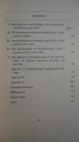 Gainsborough's Landscape Drawings.《托马斯·庚斯博罗山水画赏析》豪华烫金巨册 多张绝美原品石版画 超大开本 品佳 增补多张彩图