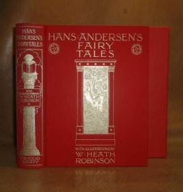 【补图】 HANS ANDERSEN - Fairy Tales 《安徒生童话》满金彩绘函装超大豪华本 名家希思•罗宾逊彩色全插图版