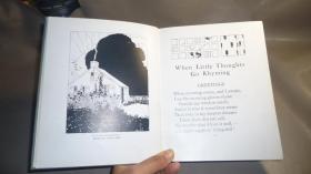 1916年 When Little Thoughts Go Rhyming 童谣绘本经典《童心成韵》 极珍贵初版本 绝美彩色版画插图  品佳