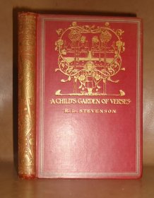 1912 年 R.L. Stevenson - A Child's Garden of Verses 史蒂文生著名儿童诗集《儿童诗园》名家Charles Robinson全插图绘本 品上佳