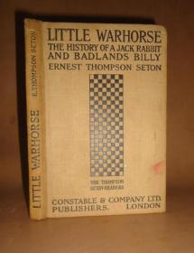 1915年  Little Warhorse 经典童话《小战马》珍贵初版本 布面精装