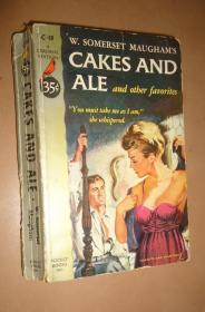 W. SOMERSET MAUGHAM - Cakes and Ale 毛姆经典名著《寻欢作乐》珍贵初版本 布面精装 原书衣全 品上佳