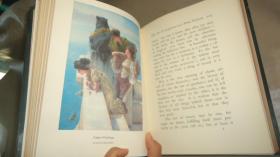 1884 年John Ruskin: The Art & Pleasure of England. – 约翰•拉斯金经典美学散文《英国艺术论》《英国幸福论》初版本2册合订 小牛皮烫金豪华装桢 开本超大