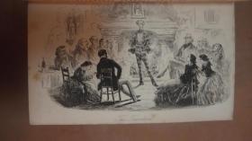 【补图2】1862年WORKS OF CHARLES DICKENS 史上最早的一套《狄更斯全集》 绝品珍贵初版本 3/4摩洛哥羊皮 24册全 原品钢板画插图4百多张 品相上佳
