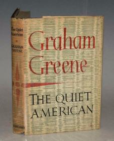 Graham Greene - The Quiet American 格雷厄姆·格林经典名著《沉静的美国人》珍贵初版2印 配补插图 原书衣全 品上佳