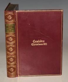 1891年 Stories from Homer 少儿版《荷马史诗故事集》全小牛皮古董书 24张双色版画插图 品相绝佳