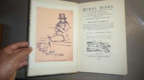 1930年 William Cobbett - Rural Rides 威廉·科贝特散文经典《骑马乡行记》限量插图精装本2巨册 品佳