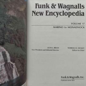 funk&wagnalls new encyclopedia 17