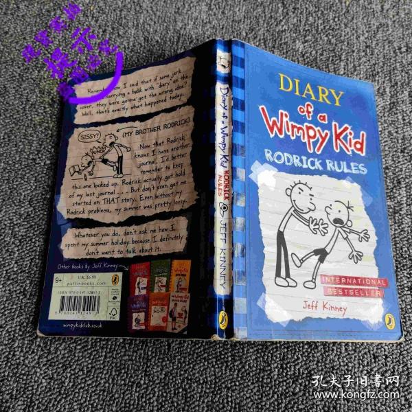 英文   Diary of a Wimpy Kid #2: Rodrick Rules小屁孩日记2：罗德里克法则