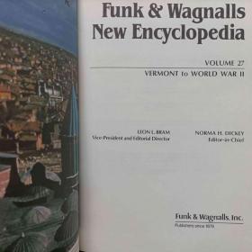 funk&wagnalls new encyclopedia 27