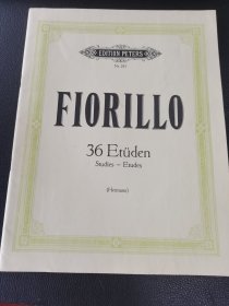 16开德文原版老乐谱《fiorilio》