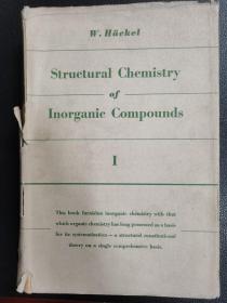 structural chemistry of inorganic compounds（16开英文版无机化合物的结构化学一二两卷）