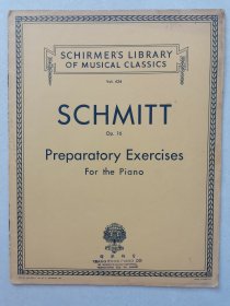 民国时期英文老乐谱《schmitt练习曲》