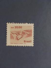 外国邮票  巴西邮票  1986年 建筑古迹（无邮戳新票)