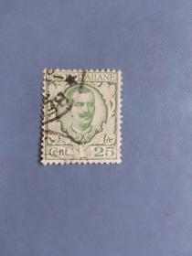 外国邮票   意大利邮票 1926年  国王（信销票)