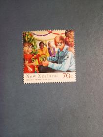 外国邮票   新西兰邮票 2013年  圣诞节 (信销票)