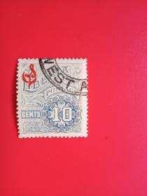 外国邮票   利比里亚邮票  早期古典邮票 徽志
 （盖销票）